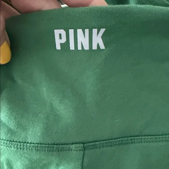 PINK. Victoria’s Secret Green Leggings - Picture 5 of 5